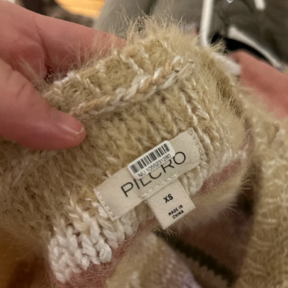 Pilcro Cream and Multicolor Knit Sweater - Picture 3 of 3